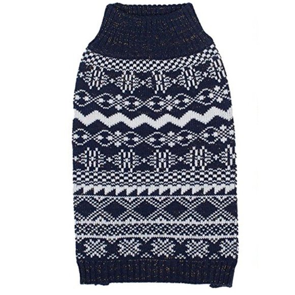 Fair Isle Dog Sweater - Picture 2 of 8